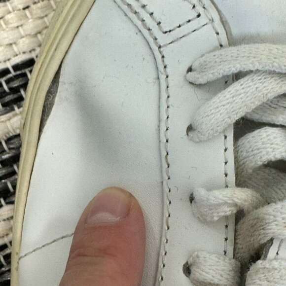Veja Esplar Women's‎ White Low Top Lace Front Leather Sneaker Shoe US 6 EU 37 - Picture 13 of 14